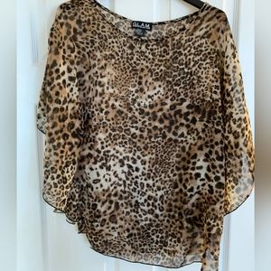 Leopard Print Blouse